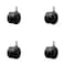 Service Caster 2-3/8'' Office Chair Casters Nylon Twin Wheel 3/8 Threaded Stem , 4PK SCC-UHTS02S60-NYS-381634-4 - alternate 1